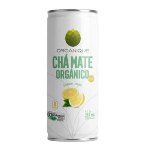 Chá Mate Orgânico Sabor Limão 300ml