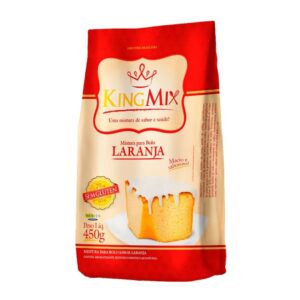 Mistura para Bolo de Laranja Sem Glúten KingMix 450g