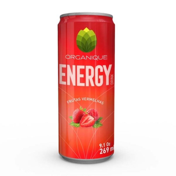 Organique Energy Drink Frutas Vermelhas